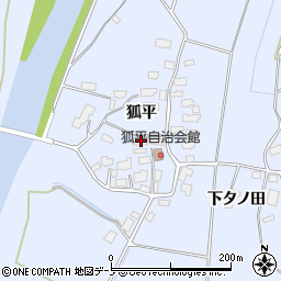 秋田県鹿角市花輪狐平46周辺の地図