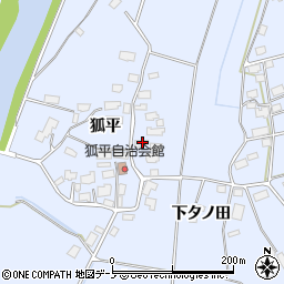 秋田県鹿角市花輪狐平49周辺の地図