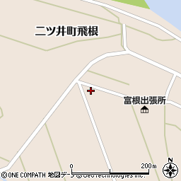 秋田県能代市二ツ井町飛根高清水248周辺の地図