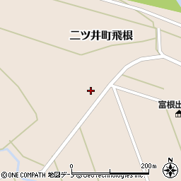 秋田県能代市二ツ井町飛根前田周辺の地図