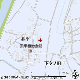 秋田県鹿角市花輪狐平50周辺の地図