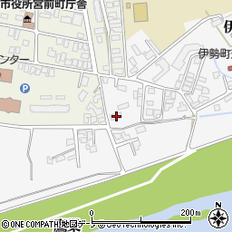 秋田県北秋田市伊勢町14-26周辺の地図