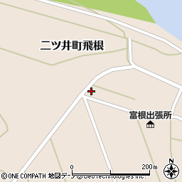 秋田県能代市二ツ井町飛根高清水246周辺の地図