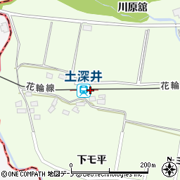 秋田県鹿角市周辺の地図