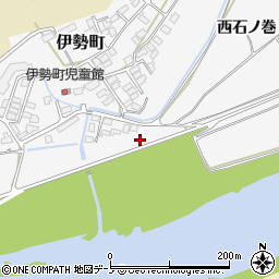 秋田県北秋田市伊勢町19周辺の地図