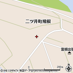 二ツ井町富根土地改良区周辺の地図