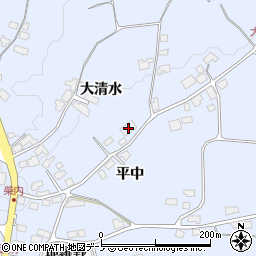 秋田県鹿角市花輪大清水51周辺の地図