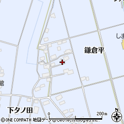 秋田県鹿角市花輪鎌倉平201周辺の地図