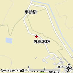 秋田県北秋田市前山外真木岱20周辺の地図