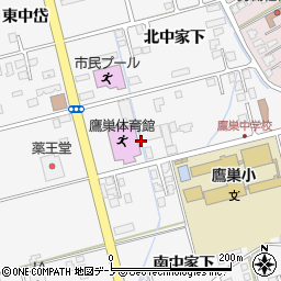 成田施設周辺の地図