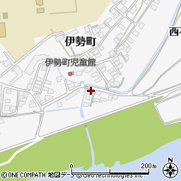 秋田県北秋田市伊勢町19-2周辺の地図