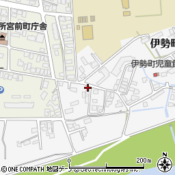 秋田県北秋田市伊勢町14-9周辺の地図