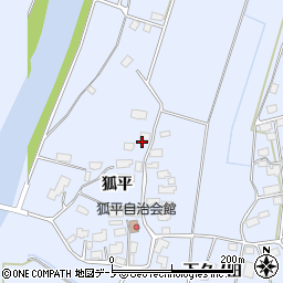 秋田県鹿角市花輪狐平56周辺の地図