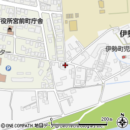 秋田県北秋田市伊勢町14-6周辺の地図