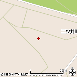 秋田県能代市二ツ井町飛根（羽立下）周辺の地図