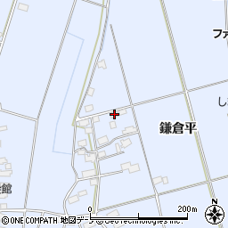 秋田県鹿角市花輪鎌倉平204周辺の地図