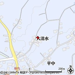 秋田県鹿角市花輪大清水20周辺の地図