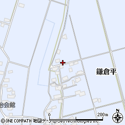 秋田県鹿角市花輪鎌倉平220周辺の地図