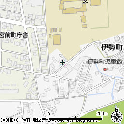秋田県北秋田市伊勢町2-35周辺の地図