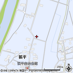 秋田県鹿角市花輪狐平153周辺の地図
