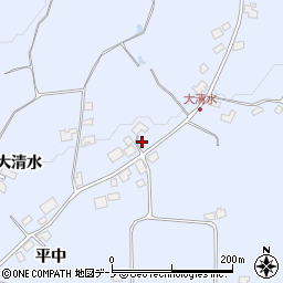 秋田県鹿角市花輪大清水47周辺の地図