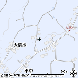 秋田県鹿角市花輪大清水50周辺の地図
