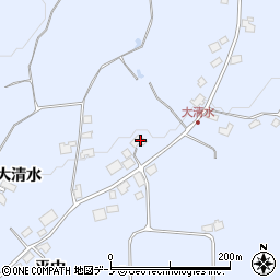 秋田県鹿角市花輪大清水48周辺の地図