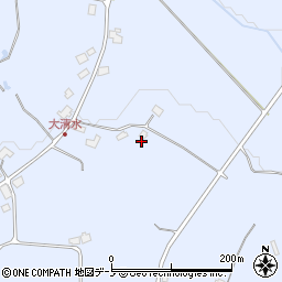 秋田県鹿角市花輪平中59-4周辺の地図