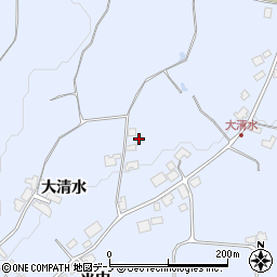 秋田県鹿角市花輪大清水32周辺の地図