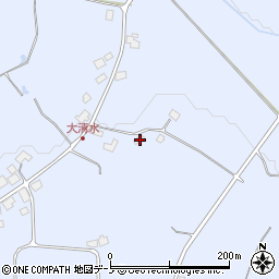 秋田県鹿角市花輪平中55-3周辺の地図