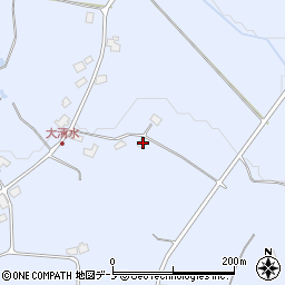 秋田県鹿角市花輪平中59周辺の地図