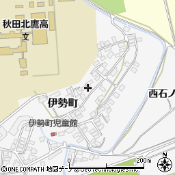 秋田県北秋田市伊勢町5周辺の地図