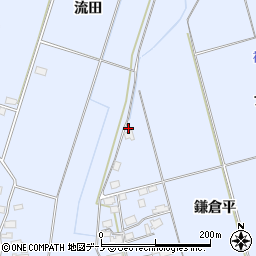 秋田県鹿角市花輪鎌倉平214周辺の地図