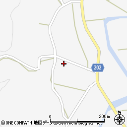 秋田県能代市二ツ井町種桜沢周辺の地図