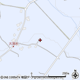 秋田県鹿角市花輪平中59-7周辺の地図