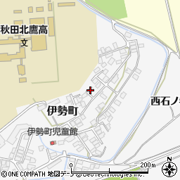 秋田県北秋田市伊勢町5-11周辺の地図