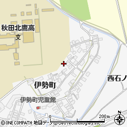 秋田県北秋田市伊勢町5-3周辺の地図