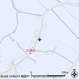 秋田県鹿角市花輪平中56-6周辺の地図