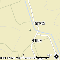 秋田県北秋田市前山二本杉岱1周辺の地図