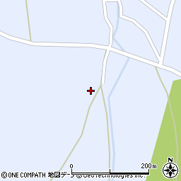秋田県大館市比内前田前田18周辺の地図