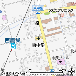 秋田トヨペット　鷹巣店周辺の地図