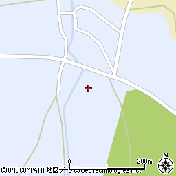 秋田県大館市比内前田平馬下段周辺の地図