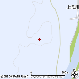 秋田県鹿角市花輪茶臼館周辺の地図