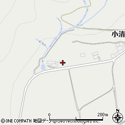 秋田県大館市軽井沢浦山53-2周辺の地図