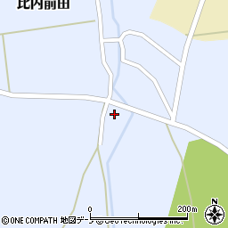 秋田県大館市比内前田前田28周辺の地図