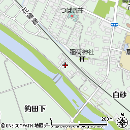 秋田県大館市比内町扇田中島才川附周辺の地図