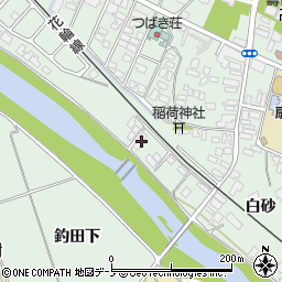 秋田県大館市比内町扇田（中島才川附）周辺の地図