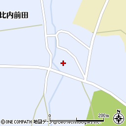 秋田県大館市比内前田前田23周辺の地図