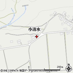 秋田県大館市軽井沢浦山57周辺の地図