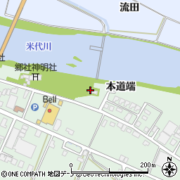 扇田神明社周辺の地図